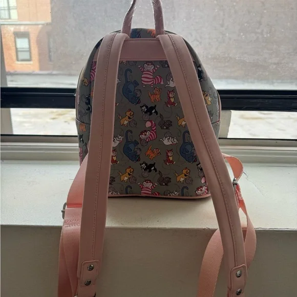 Loungefly Multicolor Cat and Yarn Backpack - Picture 3 of 3